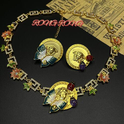 vintage欧美风f范家春暖花开系列美杜莎人像昆虫花朵耳钉中古饰品