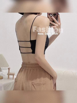 现货，固定杯垫吊带背心