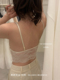 FULL 文胸一体内衣 纯欲蕾丝吊带美背女内搭性感背心式 CHARM