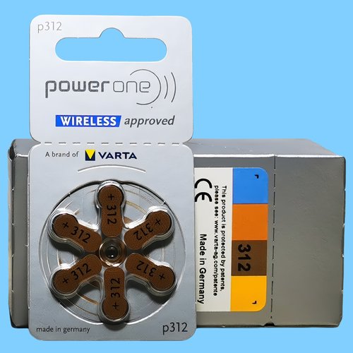 poweronep312进口助听器电池