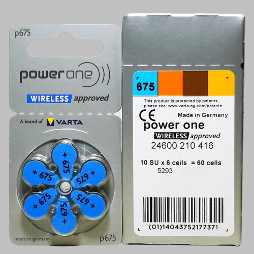 德国原装进口powerone助听器电池