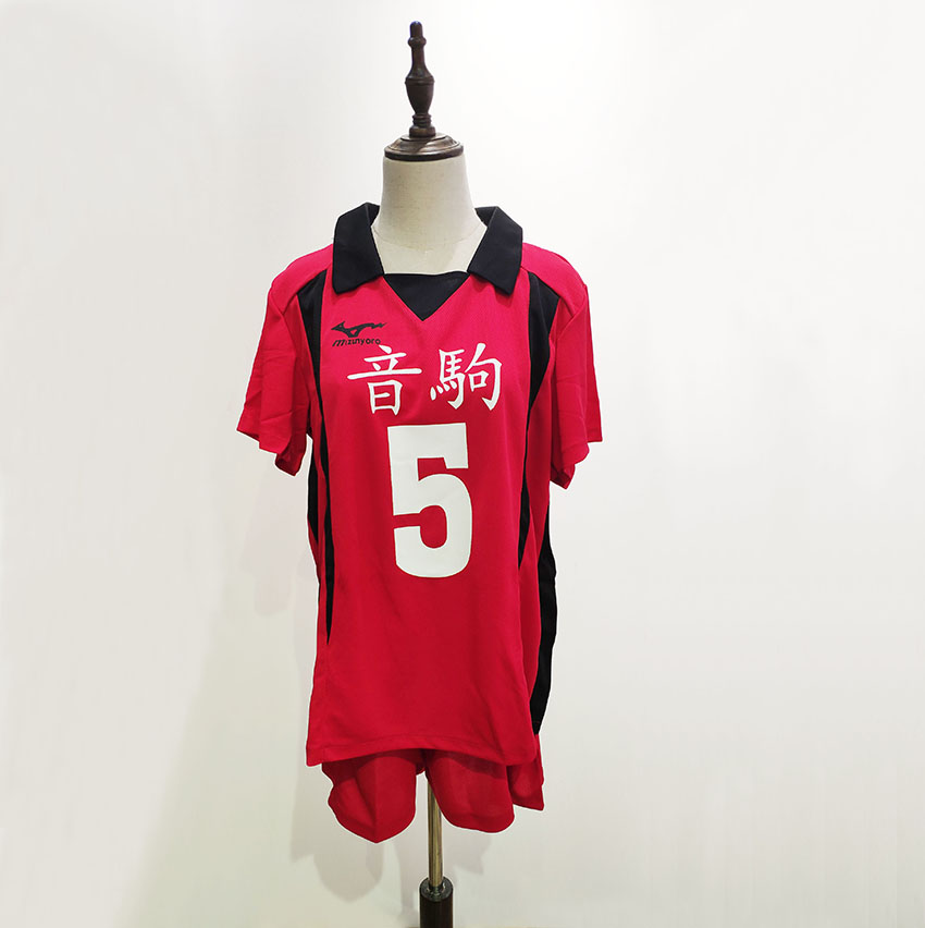 排球少年音驹队服cos球服运动短袖短裤套装夏季卡通动漫周边衣服