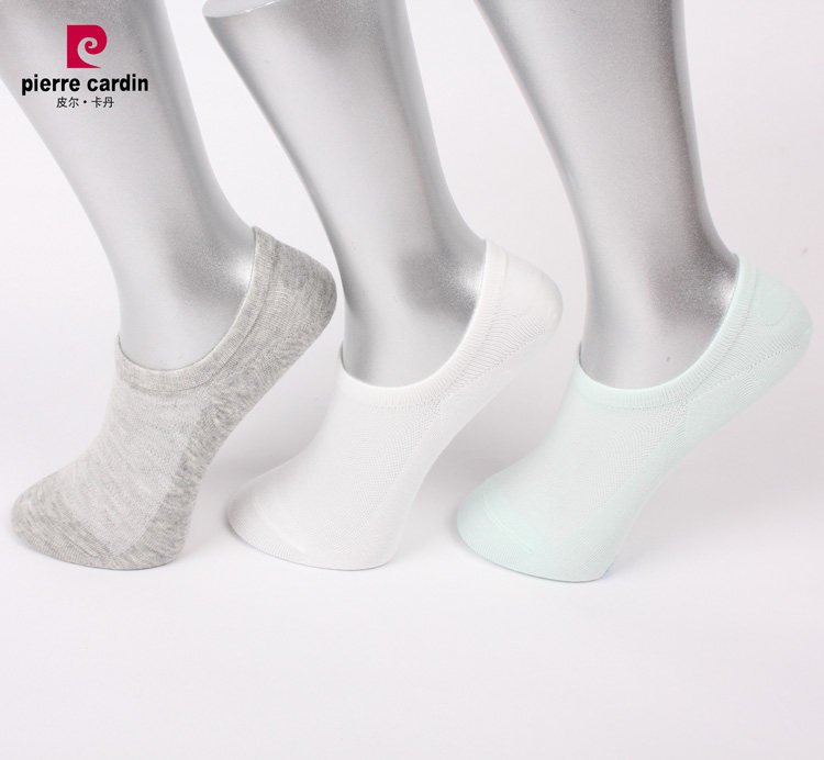 满3双包邮皮尔卡丹袜子夏薄棉网眼浅口隐形船袜女734硅胶防滑透气