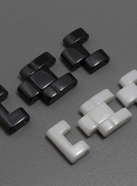 陶瓷手表配件 表节 陶瓷节 表结 表扣 适配宾格欧利时J12 零部件