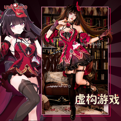现货悠窝窝崩坏3X星穹铁道联动cosplay 花火 虚构游戏 cos C服
