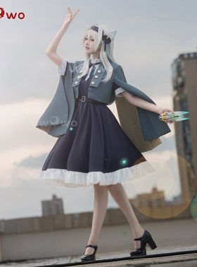 现货悠窝窝崩坏星穹铁道cosplay 仲夏萤火之约流萤 cos  服装女