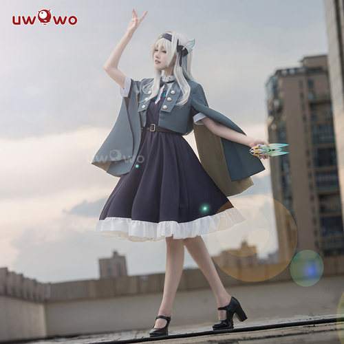 现货悠窝窝崩坏星穹铁道cosplay 仲夏萤火之约流萤 cos  服装女