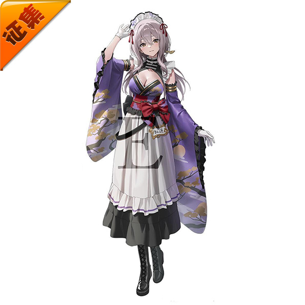 征集定金 悠窝窝NIKKE胜利女神联动女仆 红莲 咖啡女仆 cos C服
