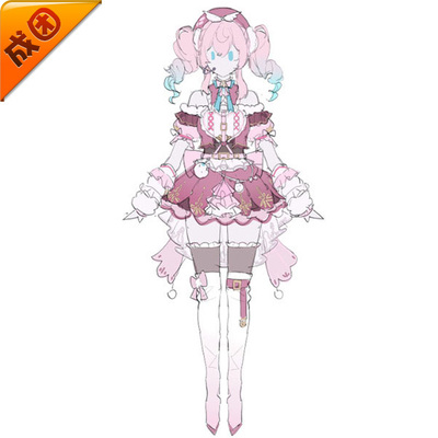 成团定金 悠窝窝cosplay星穹铁道 偶像 风堇 cos 同人打歌服 C服