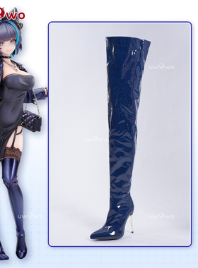 预售悠窝窝cosplay碧蓝航线WF2025夏 柴郡日常小礼服 鞋子 长筒靴