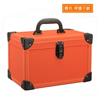 Оранжевый узор личи с зеркалом и перегородкой