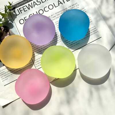 Frosted Vaseline Squishy Ball Stress Relief Toy Moldable