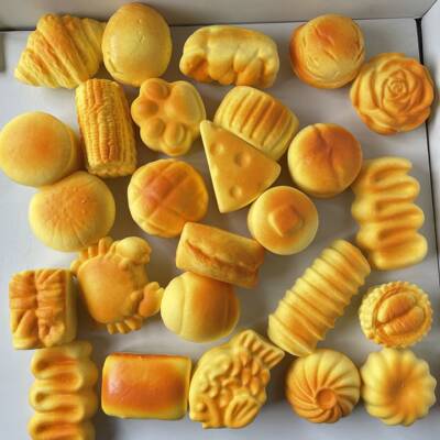 Simulation Bread Squishy Phone Case Fridge Clip