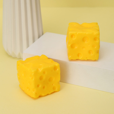 Cheese Squishy Slow Rebound Simulation Stress Relief Toy