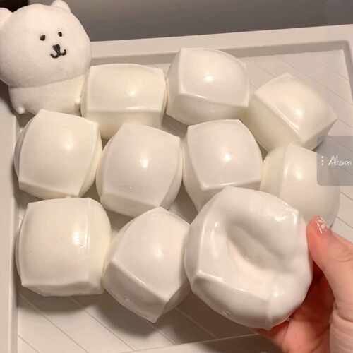 Squishy  Caramel Pudding DIY Kit Crunchy Sound Fidget Ball