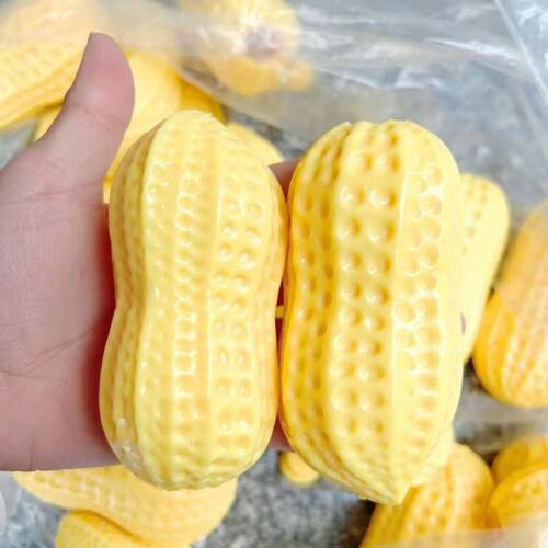Realistic Peanut Squishy Toy Handmade Slow Rising Fun