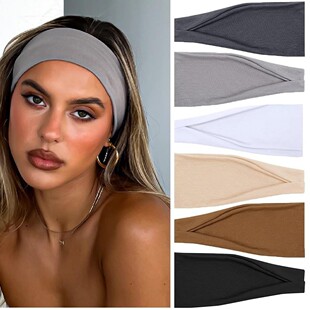 Cotton Yoga Sweatband Breathable Elastic Headband