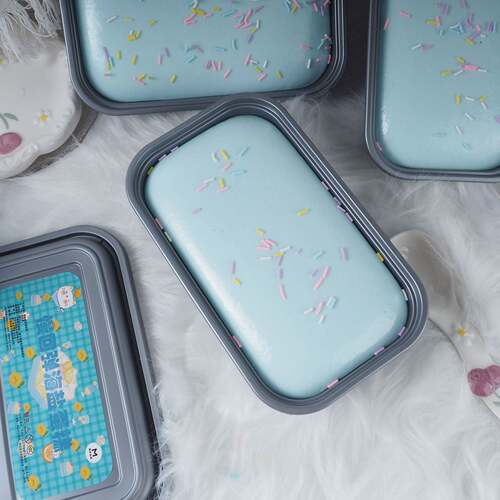 Super Wet Boxed Cake Taro Squishy Slow Rising Stress Relief