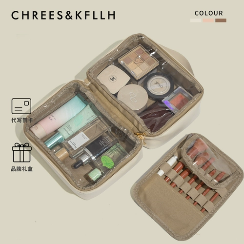 Chrees & kfllh Большая пропускная способность расширенная косметическая сумка для хранения 2024 Новая портативная пакета для туалетов