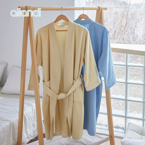 吸水柔软洗澡游泳和服领