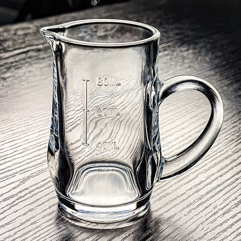 80ml毫升加厚玻璃分酒器白酒家用酒店专用杯小酒杯商用精致高级感