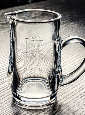 80ml毫升加厚玻璃分酒器白酒家用酒店专用杯小酒杯商用精致高级感