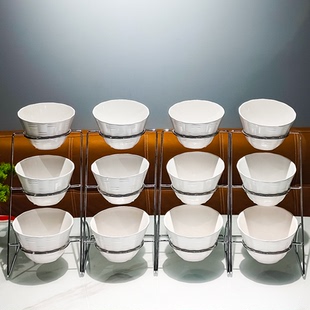 酒店早餐器皿自助餐展示架咸菜盘小菜盒调料碗小料台容器架子商用