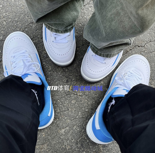 耐克Nike Air Jordan 2 男女中帮缓震耐磨运动篮球鞋 FJ6869-104