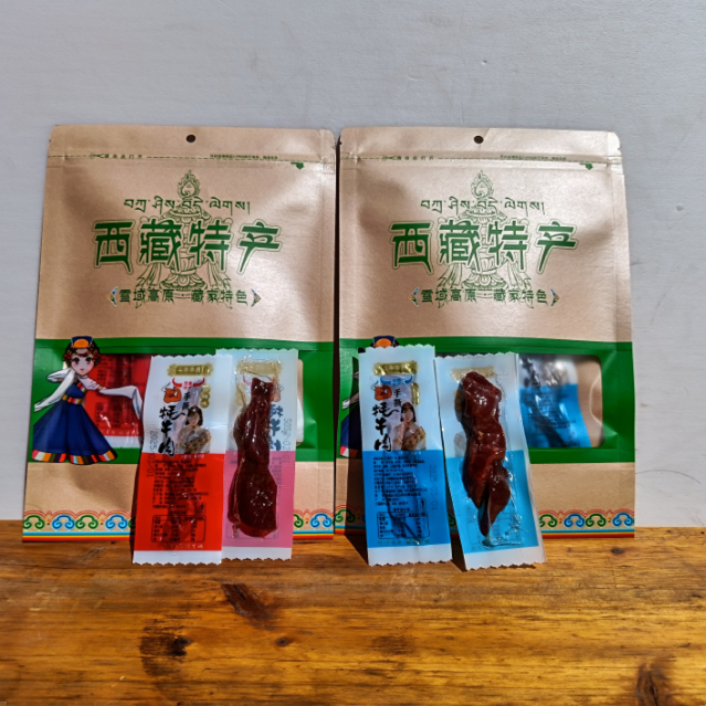 西藏斗牛牦牛肉手撕麻辣五香250g