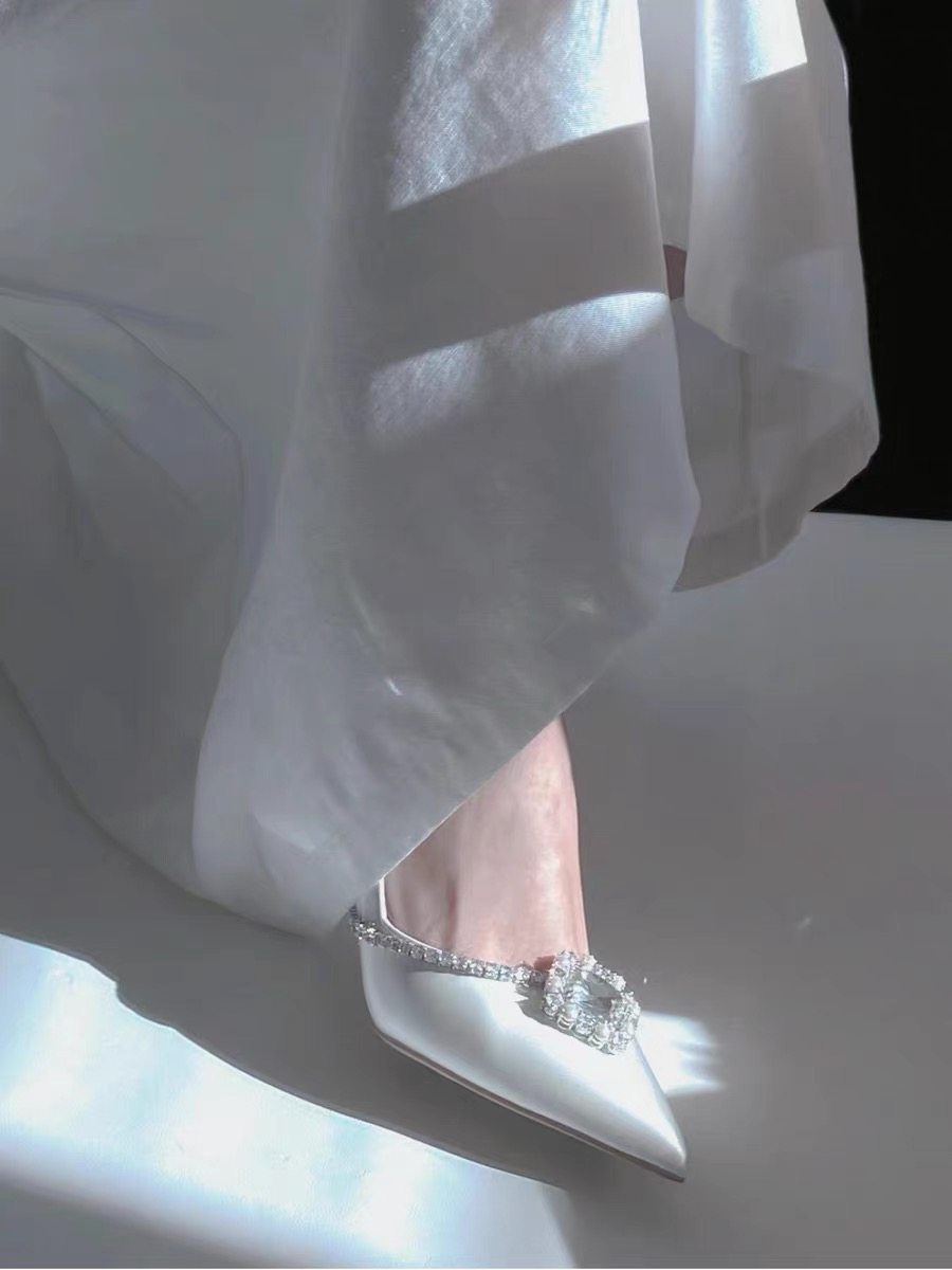 绝了~ 很美呀！水钻气质细跟性感高跟单鞋,女鞋,雨鞋,淘宝优惠券,粉丝福利购,淘宝优惠卷