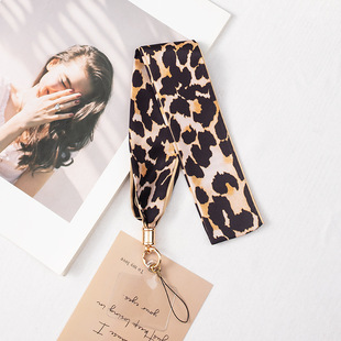 定制手机挂绳丝巾手機掛繩通用新款金属扣短款网红手机链防丢