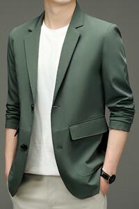 28073P115中青年西便服单西休闲男装西服春秋薄款小西装男士外套图片