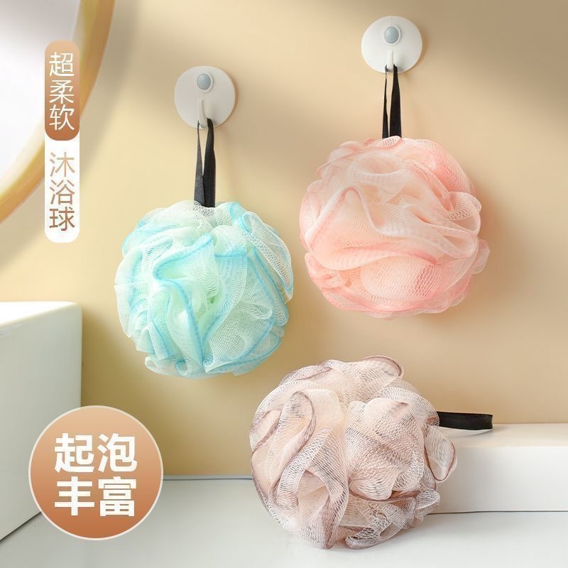 大号搓澡泡沫沐浴球耐用新款浴花柔软可爱少女泡澡球洗澡神器搓背