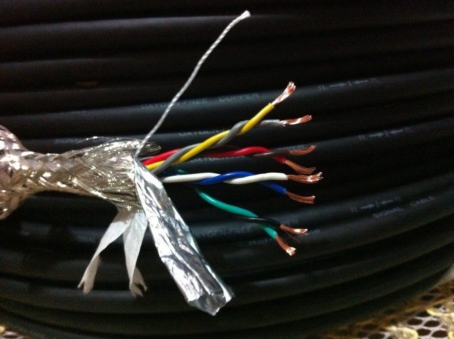 8芯屏蔽线0.3八芯双绞线对绞线抗拉力镀锡铜网密防冻耐油挤压护套