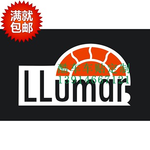 反光车贴小窗标 龙膜 个性反光侧窗贴-LLumar 汽车贴纸 后侧窗贴