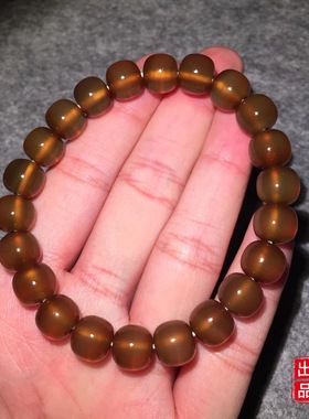 天然玛瑙药师珠手串