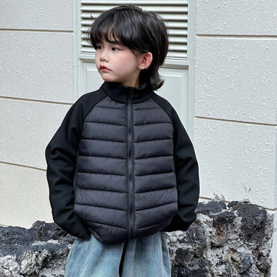 男童冬季保暖内搭棉服校服神器潮