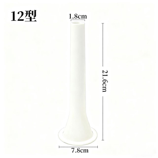 台湾正元12S 22S 32S绞肉机捣肉棒香肠管灌肠嘴塑料 不锈钢