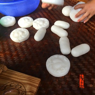 乡里乡亲 白粿3个 真空包装 农家手打白年糕福建三明尤溪特产