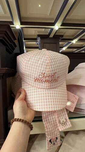 香港迪士尼米妮与雪莉玫系列米妮与雪莉玫棒球帽鸭舌帽礼物