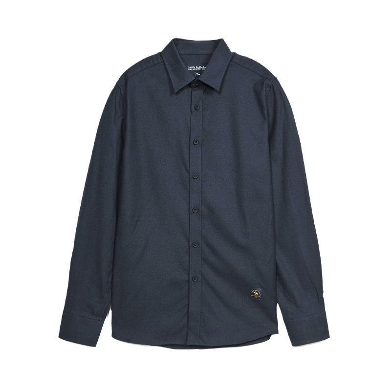 POLO/圣大保罗翻领长休闲衬衫