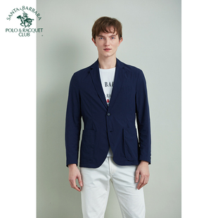 休闲西服单排扣圆下摆春季 男士 薄外套上衣 圣大保罗专柜正品 POLO