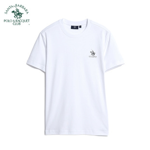 圣大保罗专柜正品 短袖 POLO 男士 休闲 T恤纯棉圆领净色夏季 上衣时尚