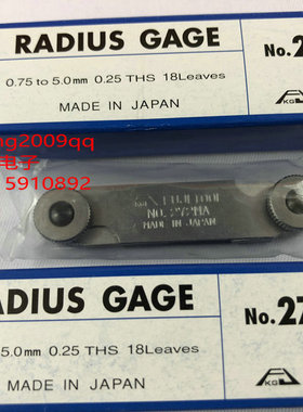 日本FUJITOOL 富士 272MA R规 半径规 量规 R量规