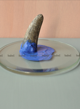 水彩研磨盘 + 牛角研磨杵 钢化玻璃板  超硬 耐高温 不易碎 5mm厚