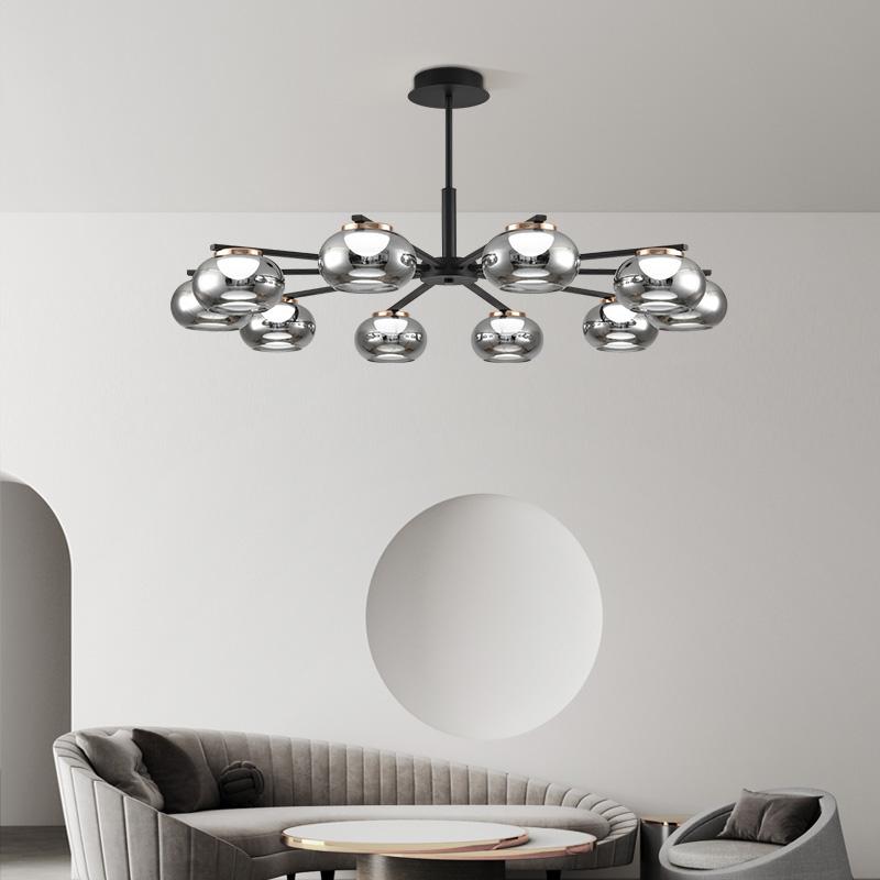 意式极简全光谱客厅吊灯