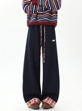 B3007#S-2XLP35白灰色藏青色