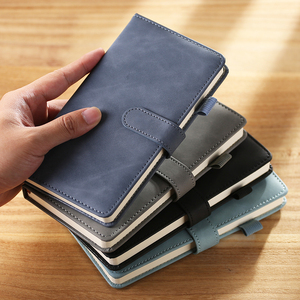 申士A6商务磁扣笔记本子A5职场办公学校公司可定制LOGO记事本文具