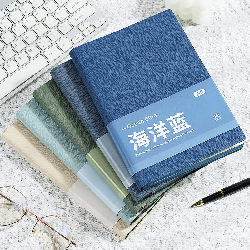 申士荔枝纹A6笔记本商务办公A5会议学生日记事本子可定制LOGO文具