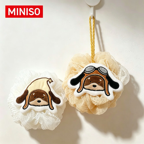 MINISO腊肠狗快速起泡沐浴球